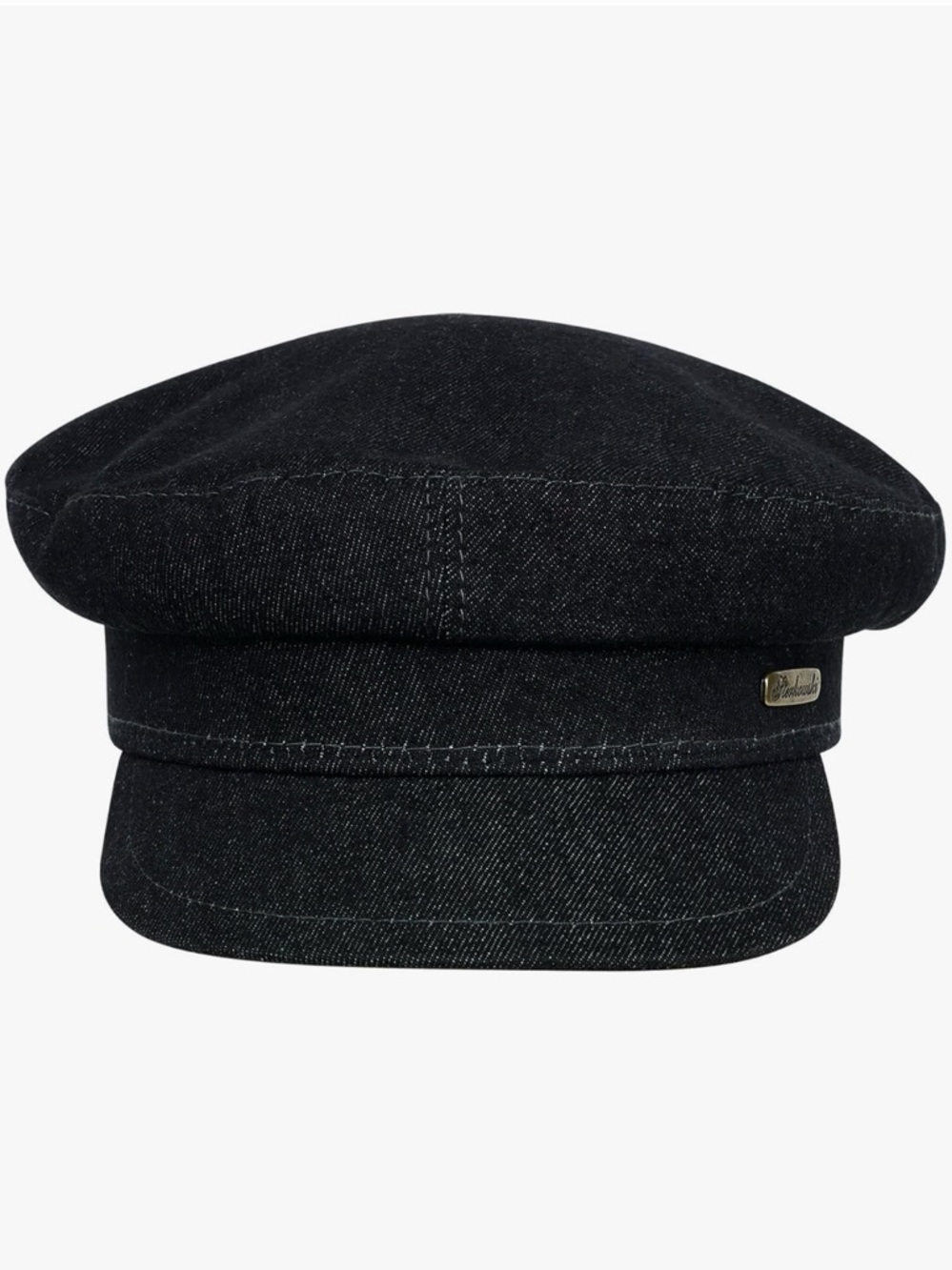 Sterkowski Black Denim Trawler Fisherman Cap NWOT size 59cm